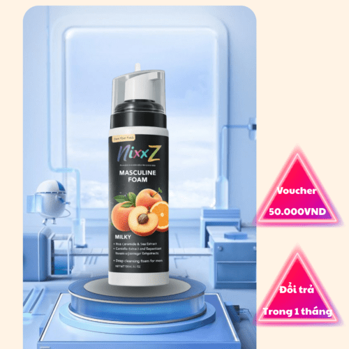 Bọt vệ sinh nam giới NixxZ Plus hương Peachy