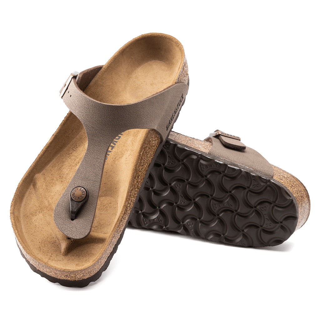 Dép Birkenstock Gizeh Birkibuc ‘Mocha’