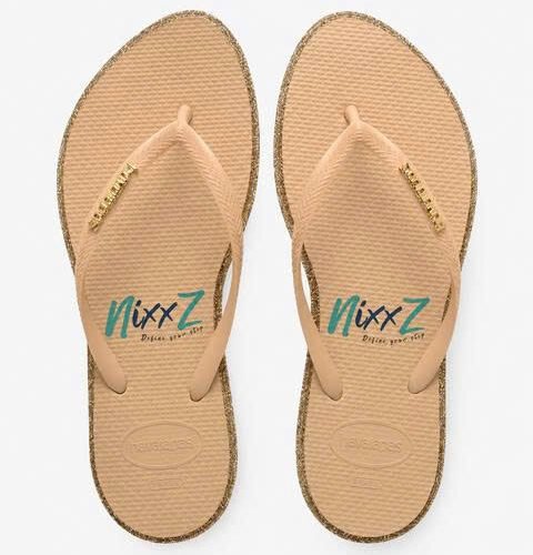 NixxZ Glitter Summer Flip-Flops